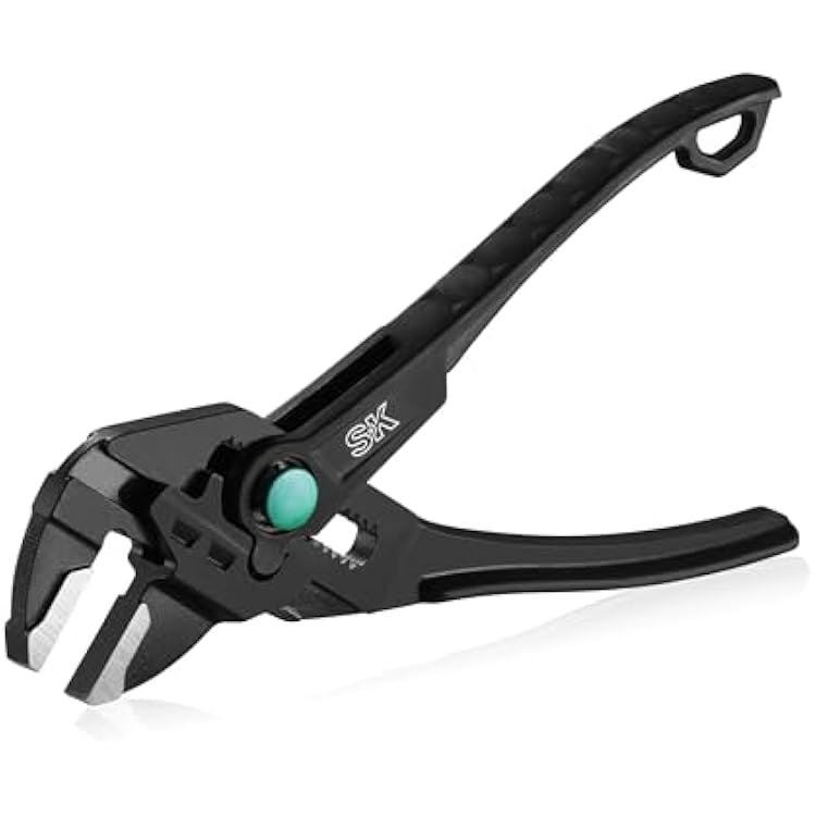 SK 4-Inch Pliers Wrench, Mini Pliers Wrench, Smooth Parallel Jaws with Comfortable Grips