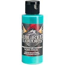 ألوان شريرة 2 -Oz Wicked Florescent Aqua Createx Paint